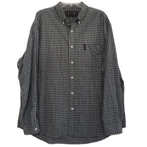 Abercrombie & Fitch Men's Large Long Sleeve Button Down Button Collar Shirt